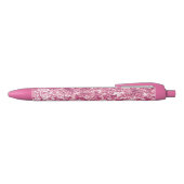 Stylo Noir Fille Parties scintillant rose Confetti (Haut)
