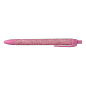 Stylo Noir Fille Parties scintillant rose Empreinte de léopar (Bas)