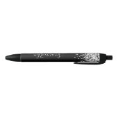 Stylo Noir Fille Signature Sparkly Silver Parties scintillant (Bas)