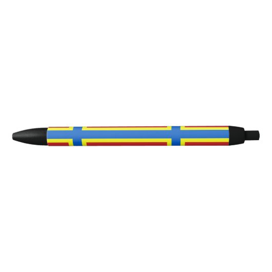 Stylo Noir Flag of Orkney Black Ink Pen (Devant)