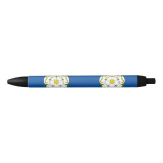 Stylo Noir Flag of Yorkshire Black Ink Pen