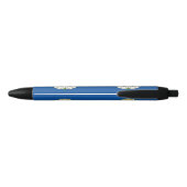 Stylo Noir Flag of Yorkshire Black Ink Pen (Dos)