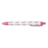 Stylo Noir Flamant rose rose rétro (Bas)
