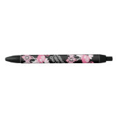 Stylo Noir Flamingo Vibes Only - Black Pink Flamingo (Devant)