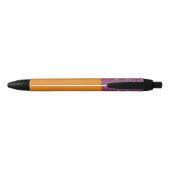 Stylo Noir Flammes bleues (Dos)
