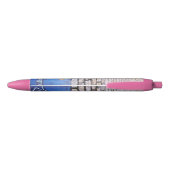Stylo Noir Flèche jaune (Dos)