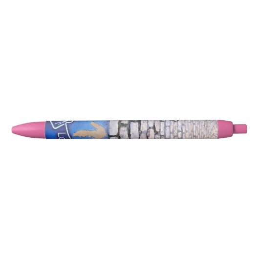 Stylo Noir Flèche jaune (Devant)