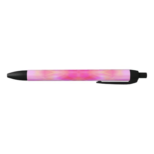 Stylo Noir Flèche rose (Bas)