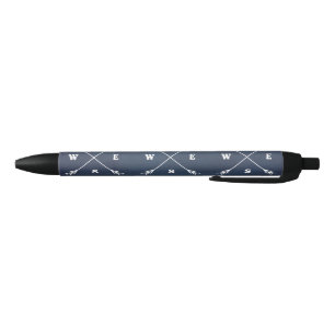 Stylo Noir Flèches compass