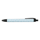 Stylo Noir Fléchettes de neige, Bleu glacé, Fléchettes de nei (Haut)