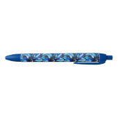 Stylo Noir Fleur bleue (Bas)