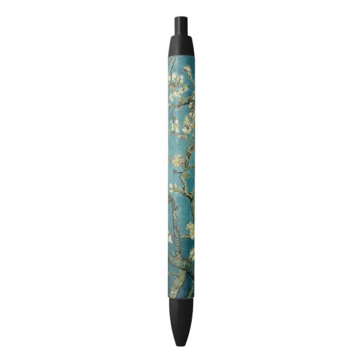 Stylo Noir Fleur d'amande (devant Vertical)