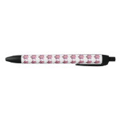 Stylo Noir Fleur de lotus rose IV (Bas)