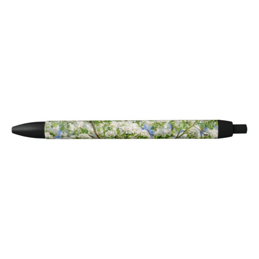 Stylo Noir Fleur de pomme de crabe (Devant)