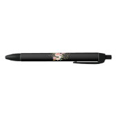 Stylo Noir fleur de printemps (Bas)