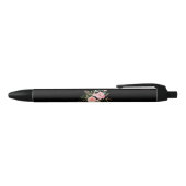 Stylo Noir fleur de printemps (Haut)