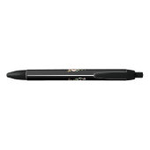 Stylo Noir fleur de printemps (Dos)