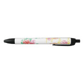 Stylo Noir Fleur d'eau (Bas)