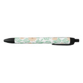 Stylo Noir Fleur minimale (Bas)