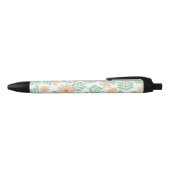 Stylo Noir Fleur minimale (Haut)
