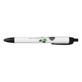 Stylo Noir Fleur rose noire (Bas)