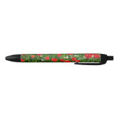 Stylo Noir Fleur rouge Tulip Photo (Bas)