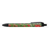 Stylo Noir Fleur rouge Tulip Photo (Haut)