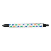 Stylo Noir fleurs (Devant)