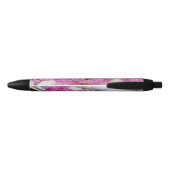 Stylo Noir Fleurs (Dos)