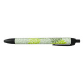 Stylo Noir Fleurs Dahlia, Motif De Fleurs, Dahlia Verte (Bas)