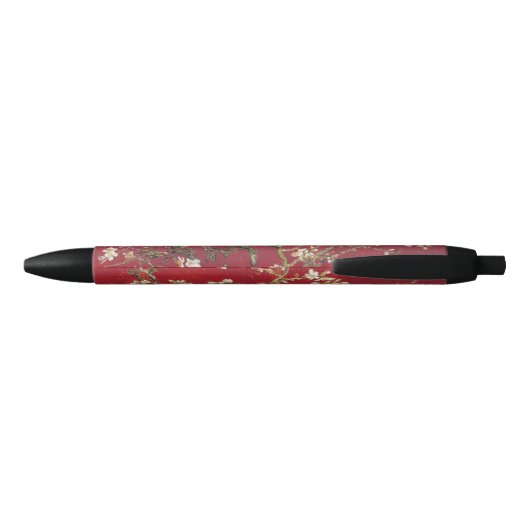 Stylo Noir Fleurs d'amandes Red Vincent van Gogh Peinture d'a (Dos)