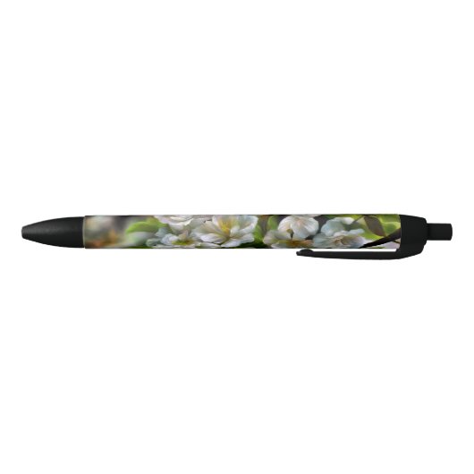 Stylo Noir Fleurs d'Apple (Bas)