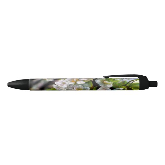 Stylo Noir Fleurs d'Apple (Haut)