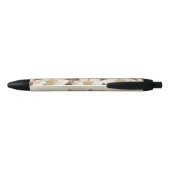 Stylo Noir Fleurs de cru de joueur de Bunco de monogramme de (Dos)