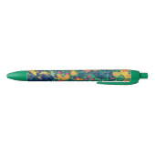 Stylo Noir Fleurs de marguerite sauvage de prairie multicolor (Bas)