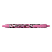 Stylo Noir Fleurs de ressort (Dos)