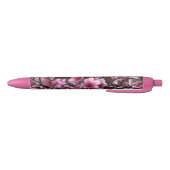 Stylo Noir Fleurs de ressort (Bas)
