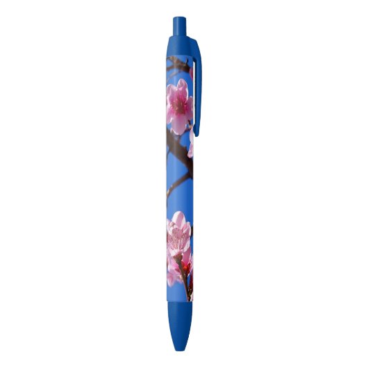 Stylo Noir Fleurs de ressort (Bas (Vertical))