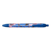 Stylo Noir Fleurs de ressort (Dos)