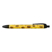 Stylo Noir Fleurs de soleil (Haut)