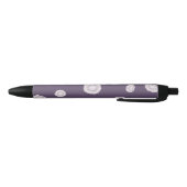 Stylo Noir Fleurs de soleil (Bas)