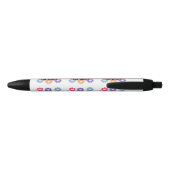 Stylo Noir Fleurs partout (Dos)