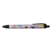 Stylo Noir Fleurs sauvages d'été (Haut)
