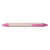 Stylo Noir Floating Kitten Cat Face Pattern  (Dos)