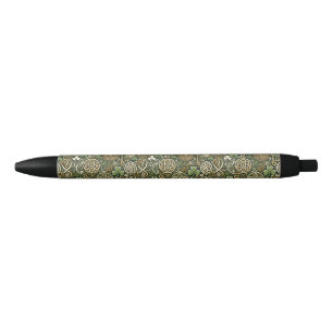 Stylo Noir Floraison celtique