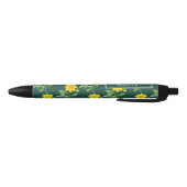 Stylo Noir Floral (Bas)