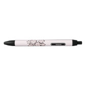 Stylo Noir Floral (Devant)