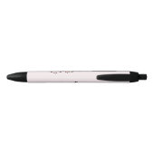 Stylo Noir Floral (Dos)