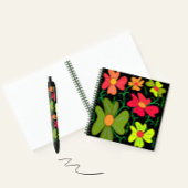 Stylo Noir Floral
