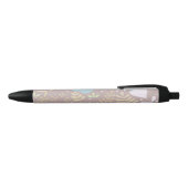 Stylo Noir Floral minimal (Haut)